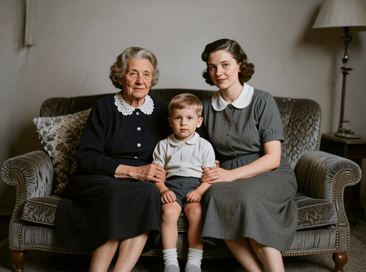 RestoreClick Professional Result Professional RestoreClick restoration showing complete damage repair and enhancement