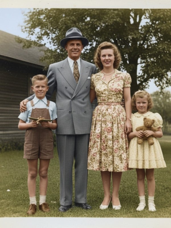 RestoreClick Professional Result Professional RestoreClick restoration showing complete damage repair and enhancement