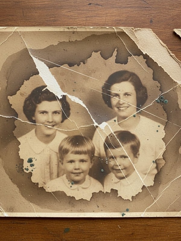 Physical Store Basic Scan Basic scan result from physical store showing minimal improvement